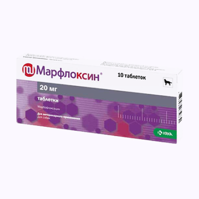 Марфлоксин таблетки, 20 мг №10