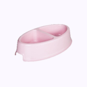 Миска JOYPET двойная овальная цветная 2*200 мл 23,5*13,5*5,5 см /CNR-108/