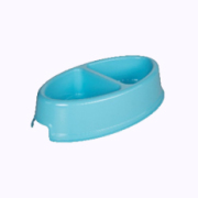 Миска JOYPET двойная овальная цветная 2*500 мл 30*18.5*6,5 см /CNR-109/