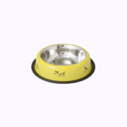 Миска Райнтех Belly из нержавеющей стали на резинке с принтом 22 см 1550мл /ASBPP-64 oz/