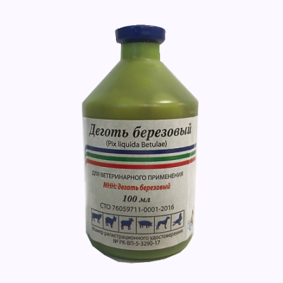 Деготь березовый (берестовый) 100мл